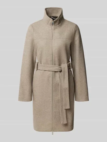 Płaszcz o kroju regular fit z paskiem w talii Vero Moda