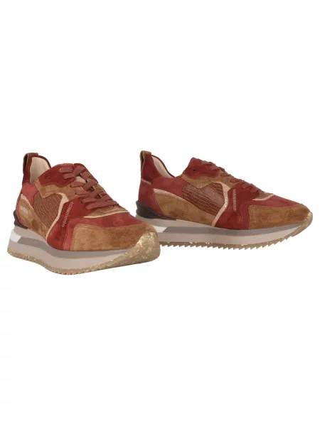 Sneakersy Mephisto zamszowe brązowe