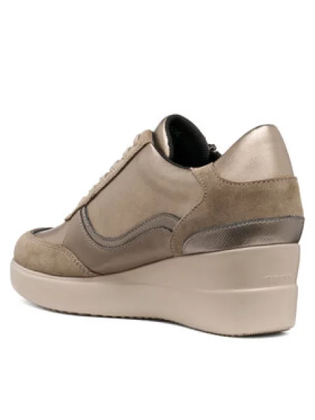 Geox Superge D Stardust Svetlo rjava