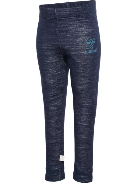 Legginsy dla dziewczynki Hummel Wolly niebieskie