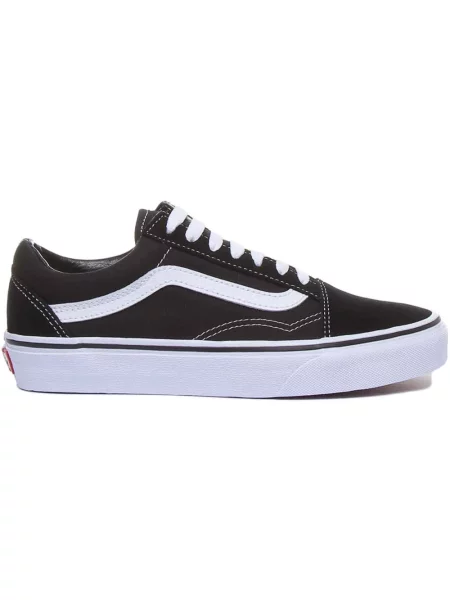 Sneakersy Vans Old Skool skórzane czarne
