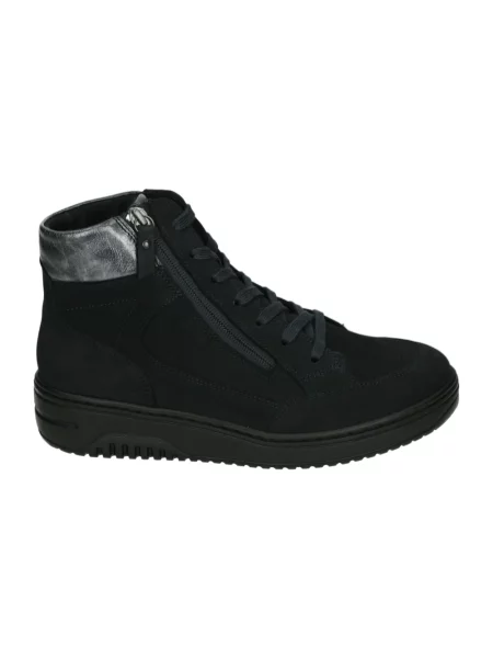 Sneakersy Hartjes zamszowe niebieskie