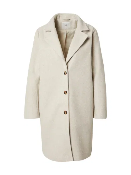 Pepe Jeans Palton de primăvară-toamnă ecru
