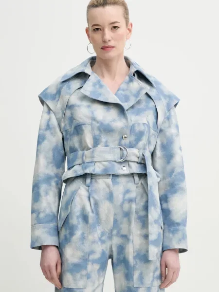 IRO geaca jeans de tranzitie albastru