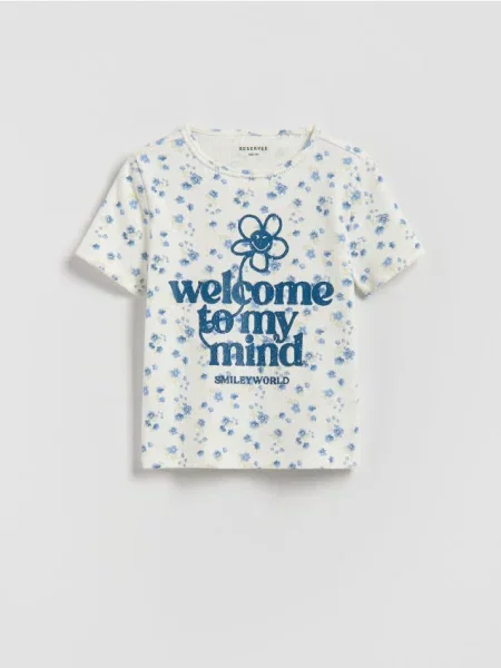 Reserved T-shirt SmileyWorld® wielobarwny