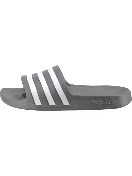 ADIDAS SPORTSWEAR Nizki natikači Adilette Aqua siva bela
