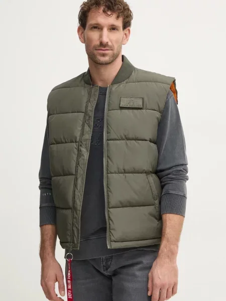 Елек Alpha Industries Puffer Vest LW мъжки с преходна изолация зелено