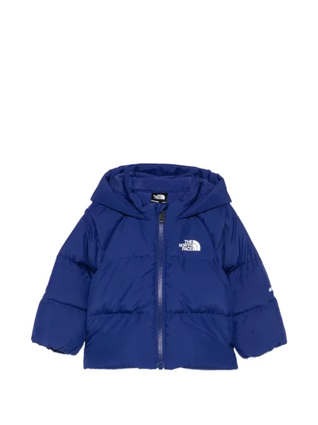 Kurtka puchowa dziecięca The North Face niebieska