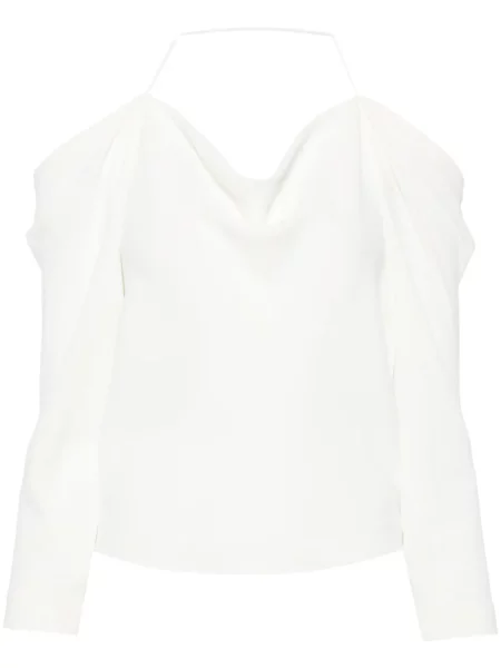 Bluză Iro drapată alb