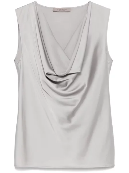 Top D.exterior din satin gri