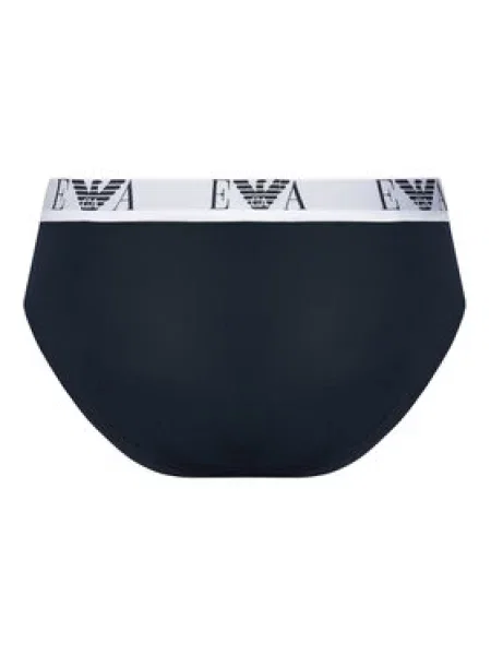 Hlačke Emporio Armani modra