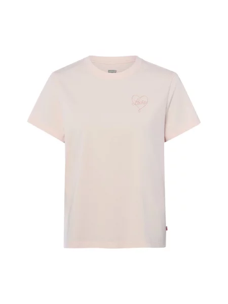 Levi's t-shirt LS FAVORITE TEE SWEET HEART różowa