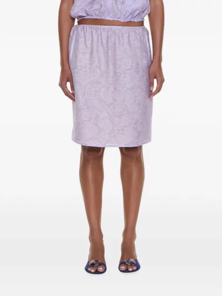 Fusta mini Christopher Esber violet