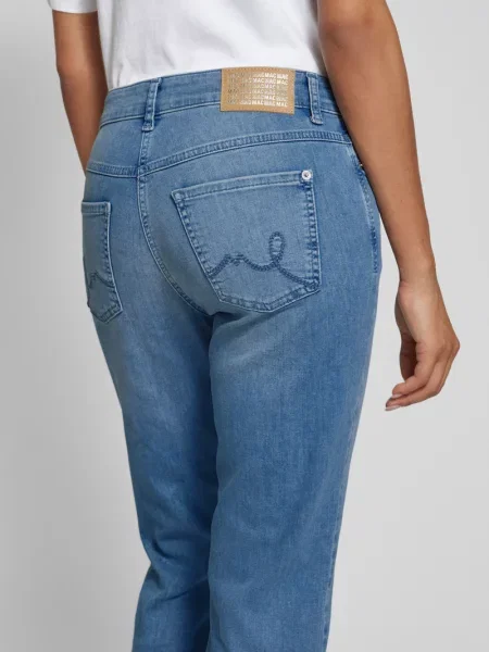 Jeansy Mac ze stretchu niebieskie