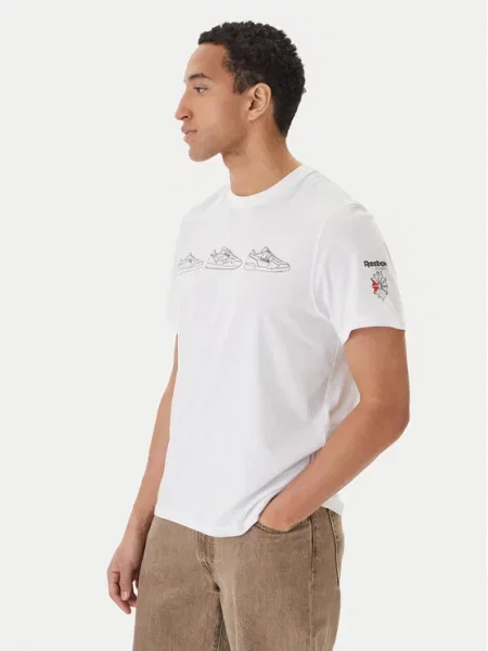 Reebok T-Shirt Harley λευκό