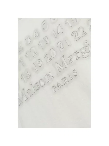 Koszulka Maison Margiela z krótkim rękawem beżowa