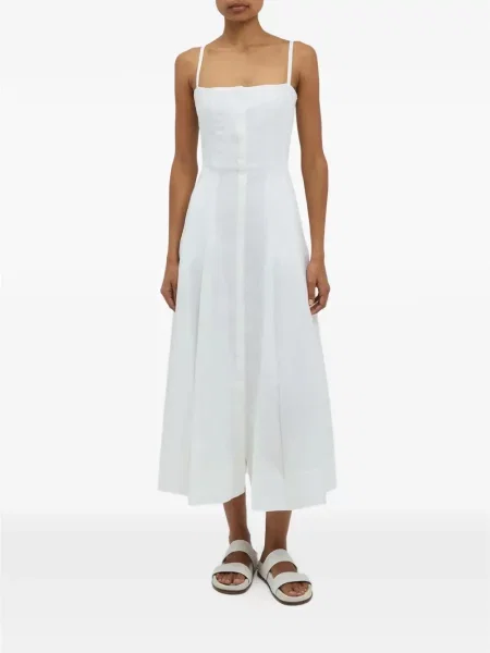 Rochie midi Gabriela Hearst alb