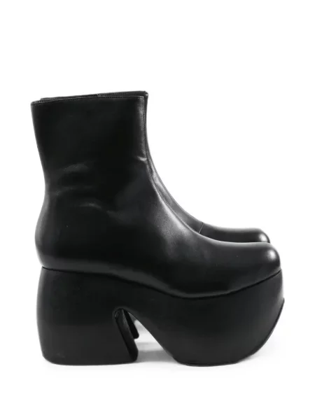 Cizme scurte Comme Des Garçons cu platformă negru