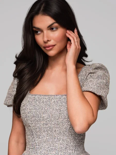 Rochie de seară Edoti de costum negru