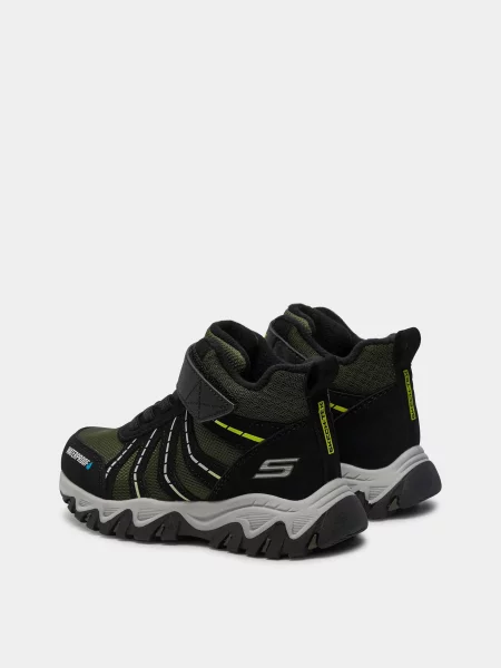 Дитячі Черевики аутдор Skechers RUGGED RANGER зелений/чорний штучна шкіра/текстиль чорні