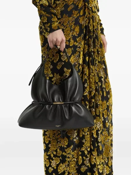 Geantă Balmain din piele negru