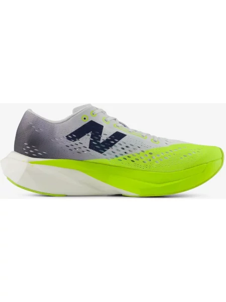 Buty do biegania New Balance FuelCell SuperComp Pacer v2 szary zielony neon 40 biały