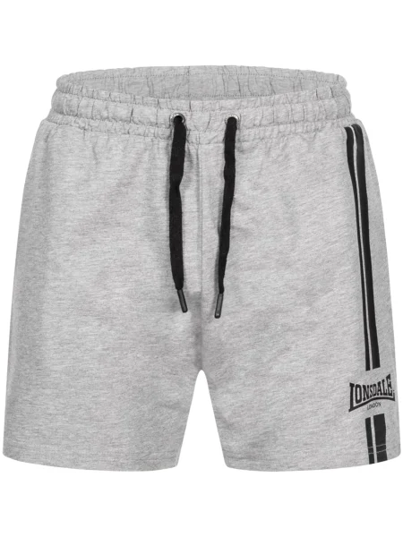 LONSDALE Hlače Ardcharnich siva črna