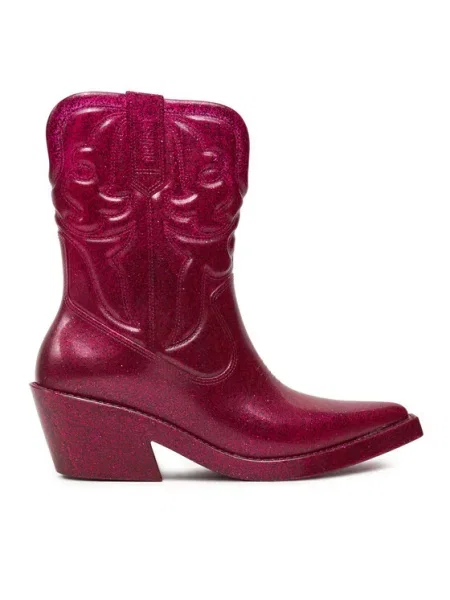 Melissa Cizme și botine cowboy Texas Ad roz