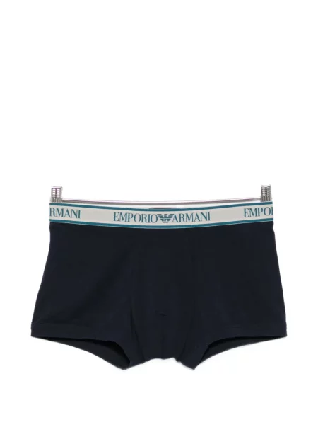 Boxerky Emporio Armani s autogramem modré