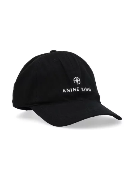Czapka z daszkiem Anine Bing czarna