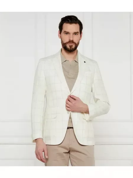 BOSS BLACK De in sacou cu adaos de lână negru