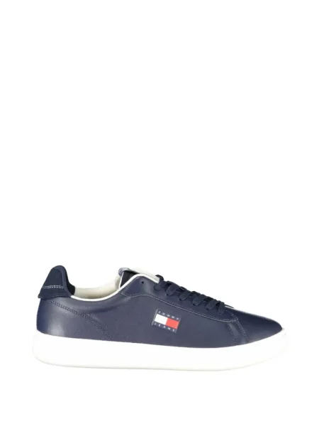 Sneakerși Tommy Hilfiger cu autograf albastru