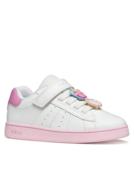 Geox Sportcipők J Eclyper Girl S fehér