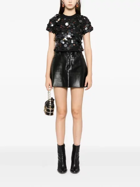 Top Cynthia Rowley negru
