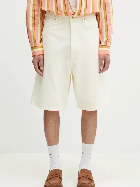 Drôle de Monsieur pantaloni scurți din Le Short Baggy barbati bej