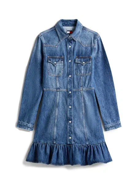 Tommy Jeans De blugi rochie albastru