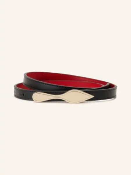 Reverzibilní pásek Christian Louboutin černý