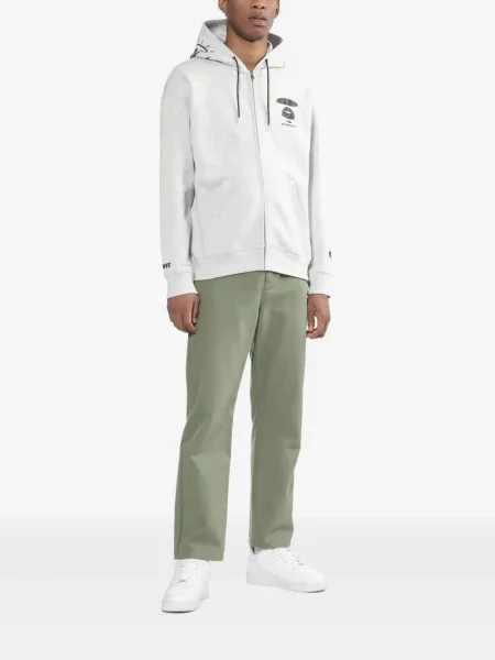 Hanorac cu glugă Aape By A Bathing Ape cu imagine gri