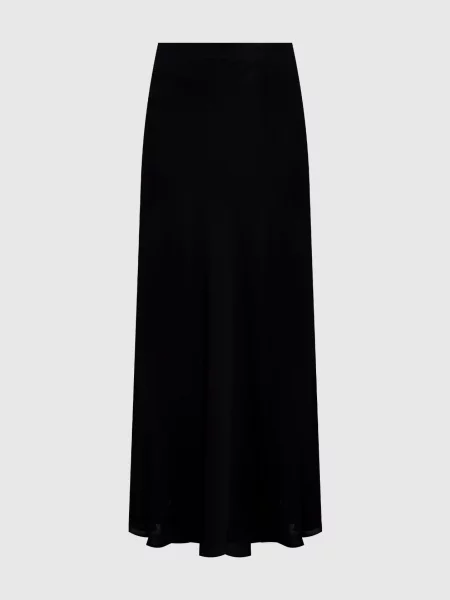 Спідниця максі із шовку Jacob Lee чорна