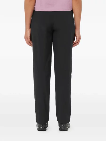 Pantaloni Salomon cu imagine alergare negru