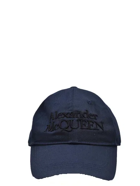 Șapcă Alexander Mcqueen albastru
