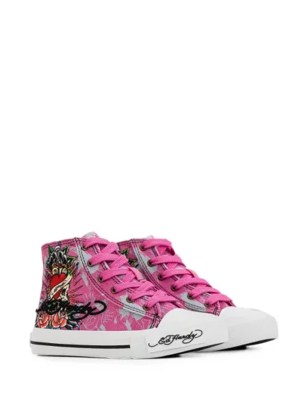 Sneakersy dziecięce Ed Hardy różowe