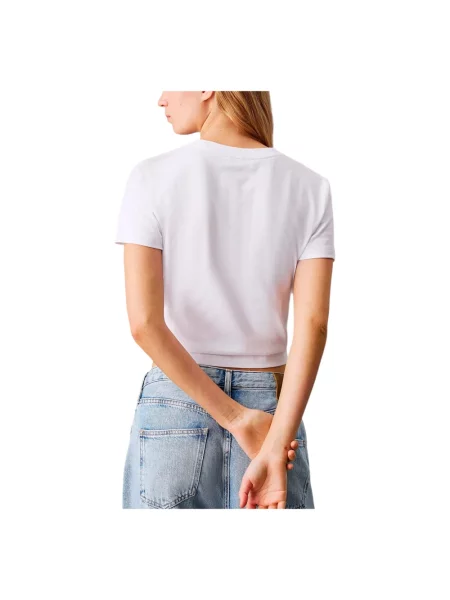 Calvin Klein Jeans T-Shirt Placed Institutional biały