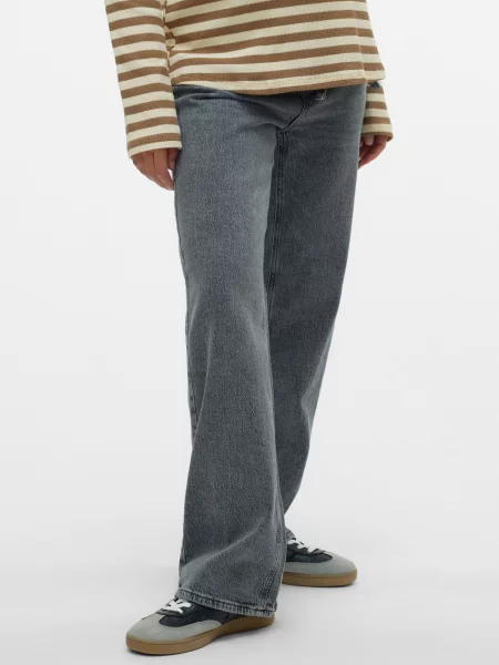Vero Moda Maternity Džínsy VMMTESSA denim sivý