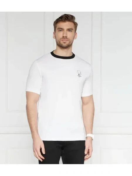 Karl Lagerfeld Tricou alb