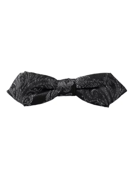 Krawat Dolce And Gabbana żakardowy czarny
