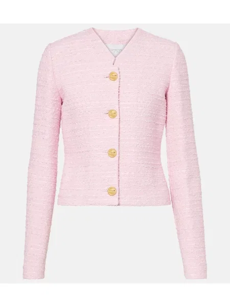 Jakna Giambattista Valli od tvida ružičasta