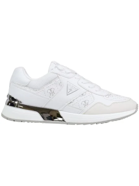 Sneakerși Guess alb