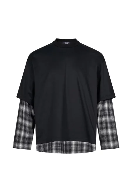 Tricou Comme Des Garçons Homme în carouri negru