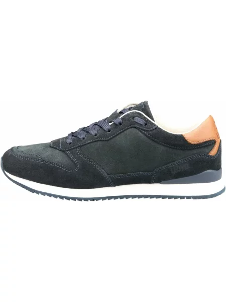 Sneakersy Lloyd skórzane niebieskie